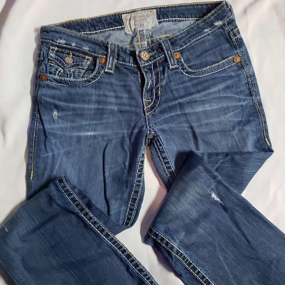 Big Star "LIV"  Women's Boot Cut Jeans - Blue 29L